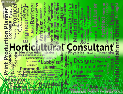 Image of Horticultural Consultant Represents Career Hire And Employment