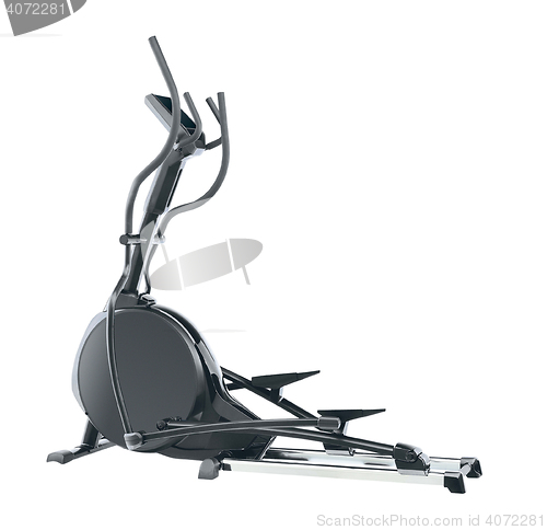 Image of elliptical cross trainer isolated