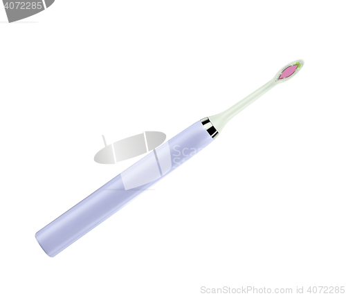 Image of  electric toothbrush isolated