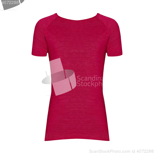 Image of red T-shirt isolated