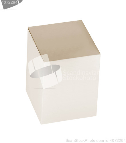 Image of Blank box on white background