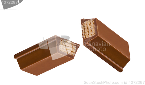 Image of chocolate stick isolated