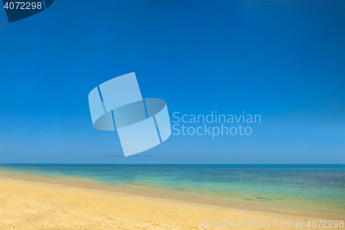 Image of beach and tropical sea