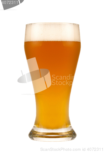 Image of Glass of beer isolated