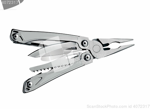 Image of metallic multitool