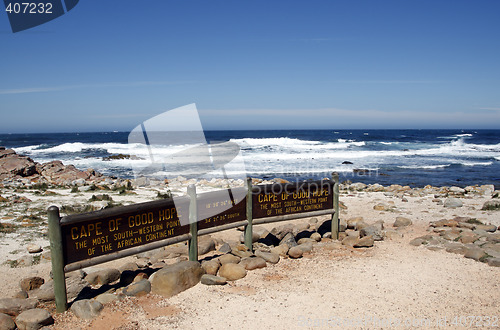 Image of cape of good hope signpost