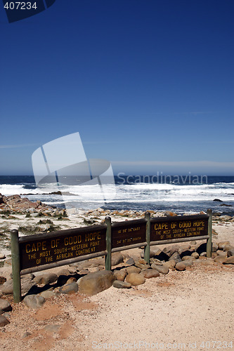 Image of cape of good hope signpost