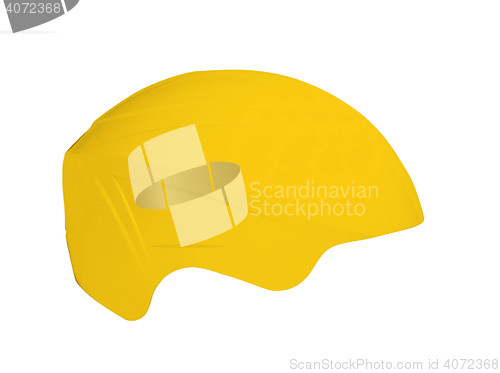 Image of Yellow safety helmet