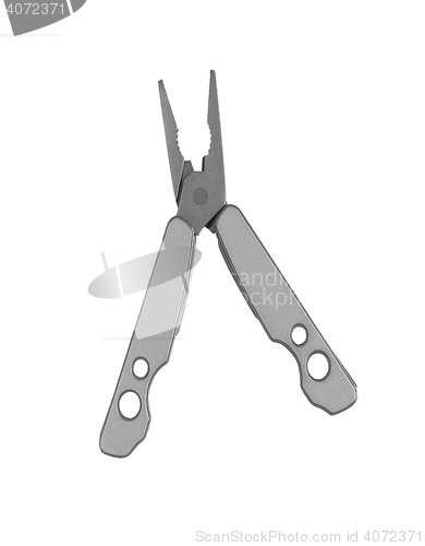 Image of metallic multitool