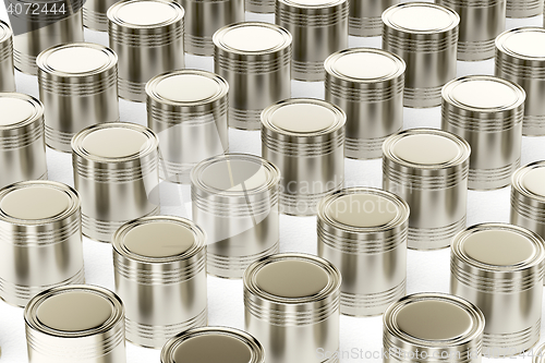 Image of Tin cans