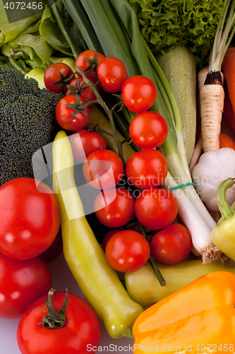 Image of Cherry tomatoes with other vegetables