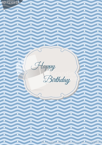 Image of Decorative birthday label