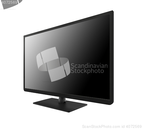 Image of Monitor on white background