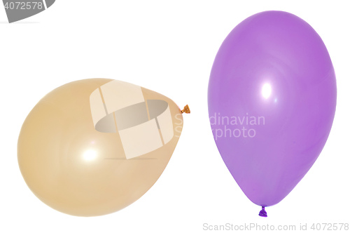 Image of colourful birthday or party balloons