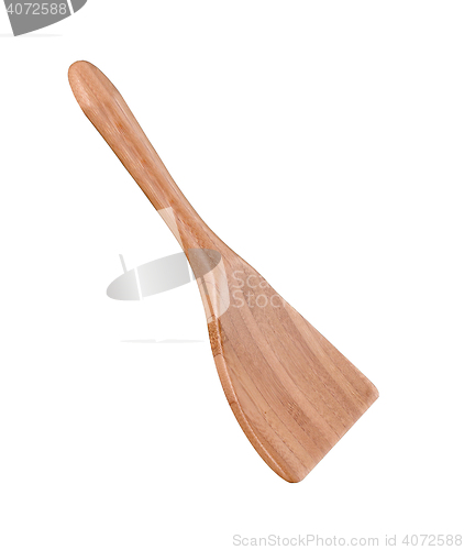 Image of Bamboo Spoon isolated 