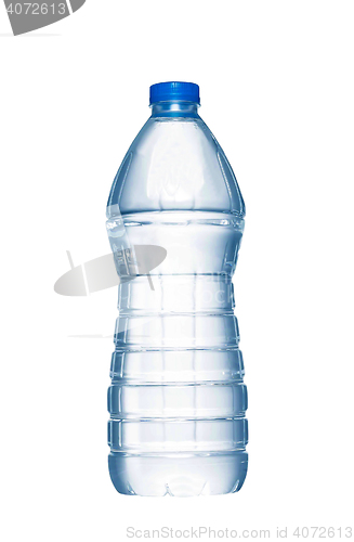 Image of bottle of water on white background
