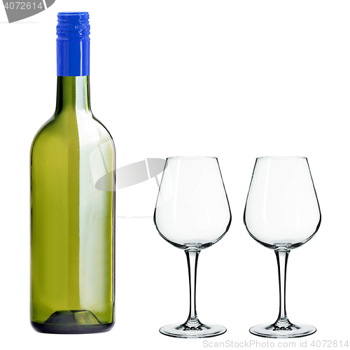 Image of Wine Bottle isolated