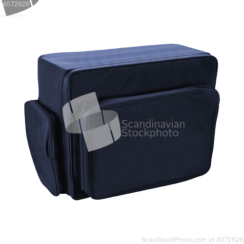 Image of camera bag isolated