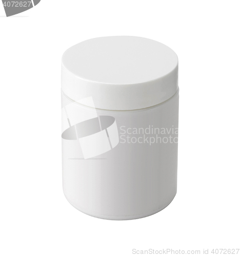 Image of White medical container