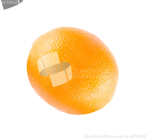 Image of Ripe orange isolated