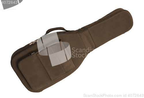 Image of Guitar fabric bag isolated