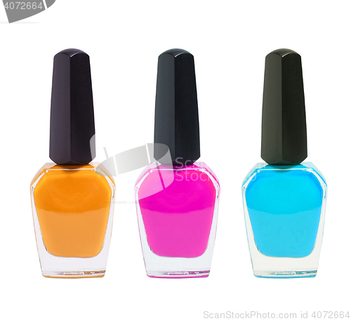 Image of nail polish bottles