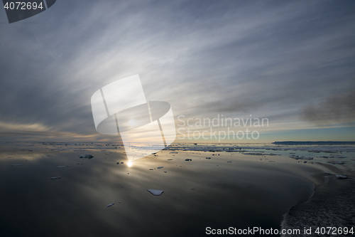 Image of Sunset in Greenland