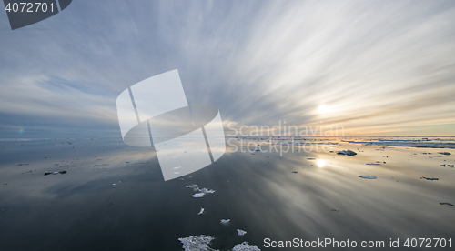 Image of Sunset in Greenland