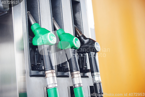 Image of Fuel pump with gasoline and diesel