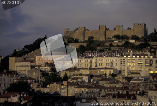 Image of EUROPE PORTUGAL LISBON BAIXA CASTELO