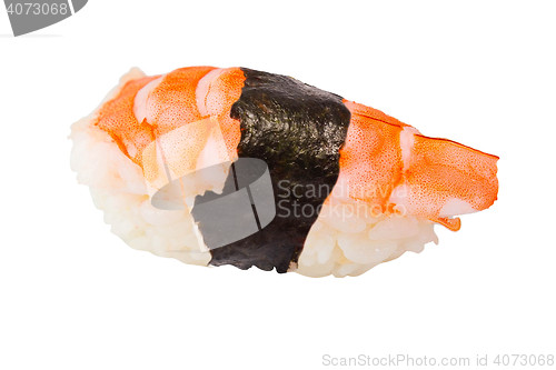 Image of japanese cuisine. sushi shrimp