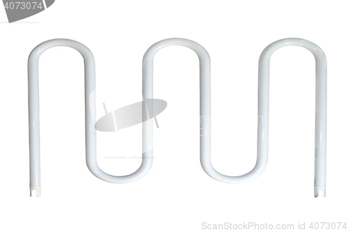 Image of towel rail isolated on white