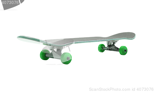 Image of skateboard isolated on white