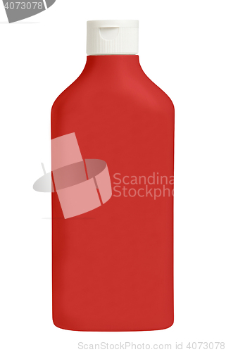 Image of Bottle of Ketchup isolated 