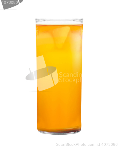Image of Orange vodka in rocks glass
