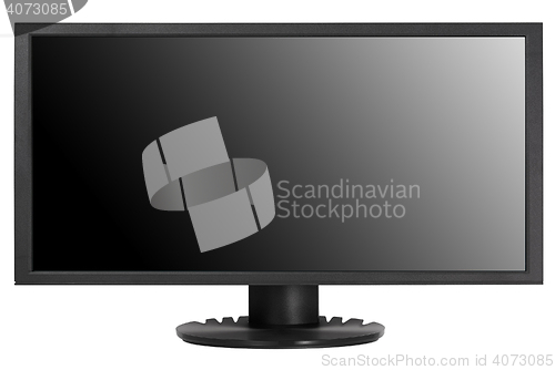 Image of monitor isolated on white