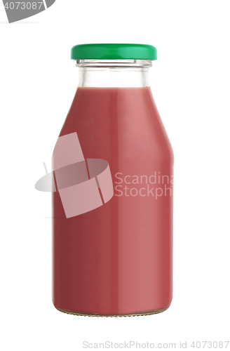 Image of Juice in a glass bottle