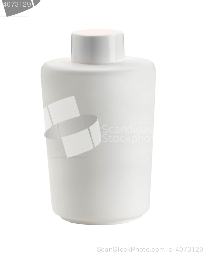 Image of Shampoo bottle isolated