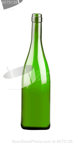 Image of empty bottle of champaign