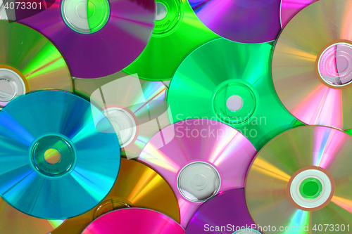 Image of CD and DVD background