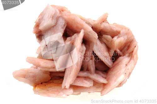 Image of barite mineral isolated