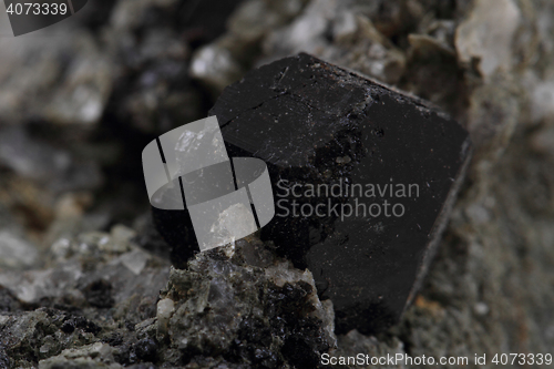 Image of schorl mineral texture