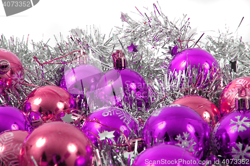 Image of christmas balls decoration