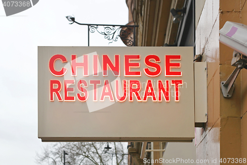 Image of Chinese Restaurant Sign