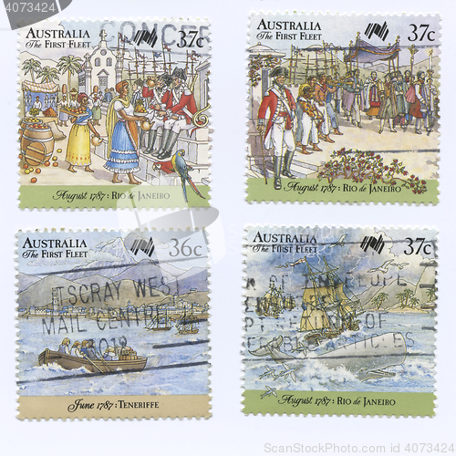 Image of Australia First Fleet Stamps