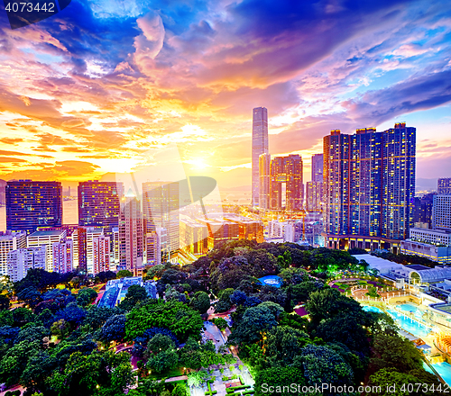 Image of Hong Kong skyline