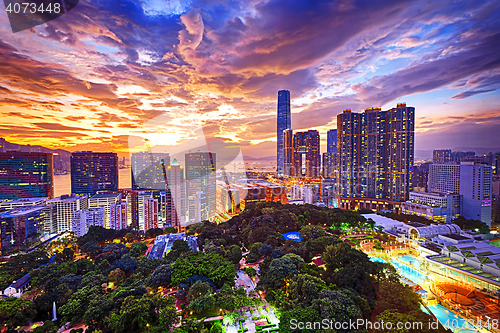 Image of Hong Kong skyline