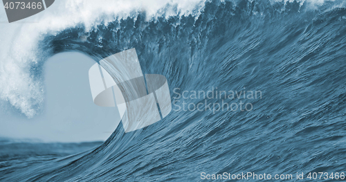 Image of Blue Ocean Wave