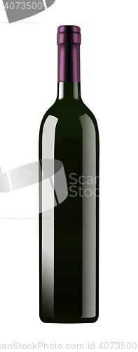 Image of Red wine bottle