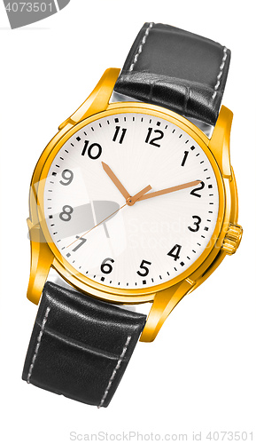 Image of modern watch isolated